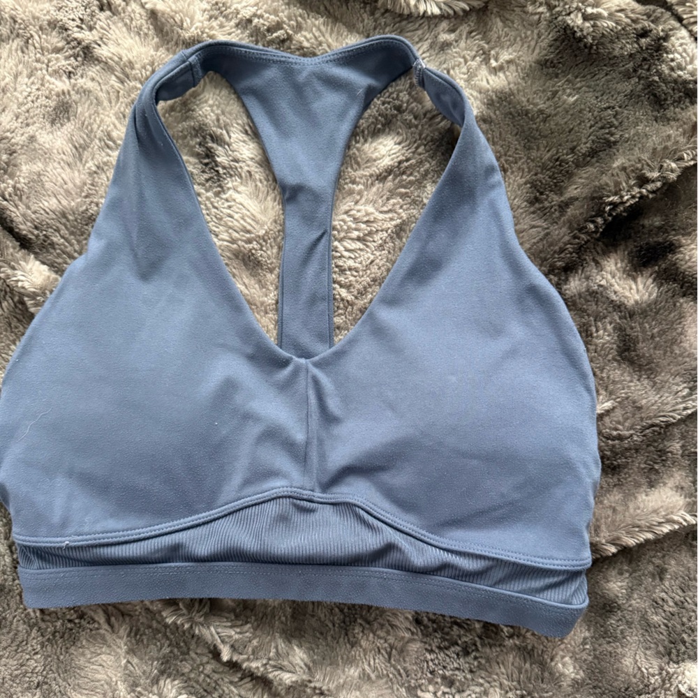 Alphalete Slate Blue Sports Bra